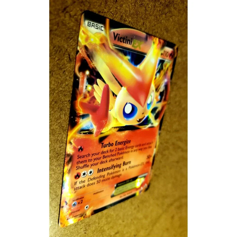 TCG POKEMON VICTINI EX Legendary Treasures FULL ART! Reverse Holo ULTRA RARE!